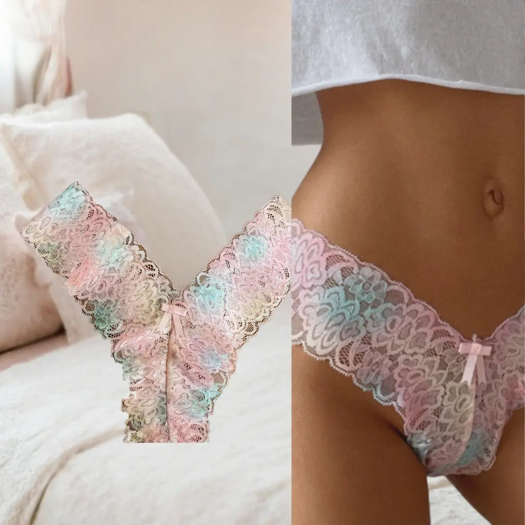 Culotte en dentelle  florale