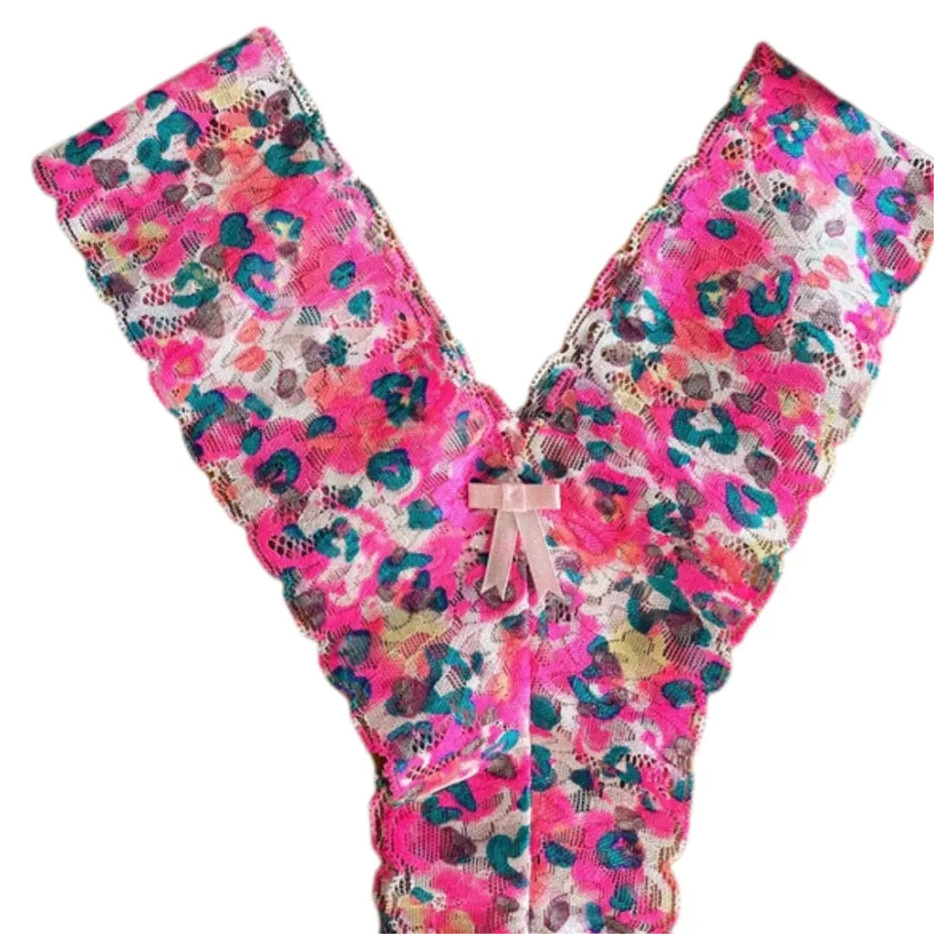 Culotte en dentelle  florale