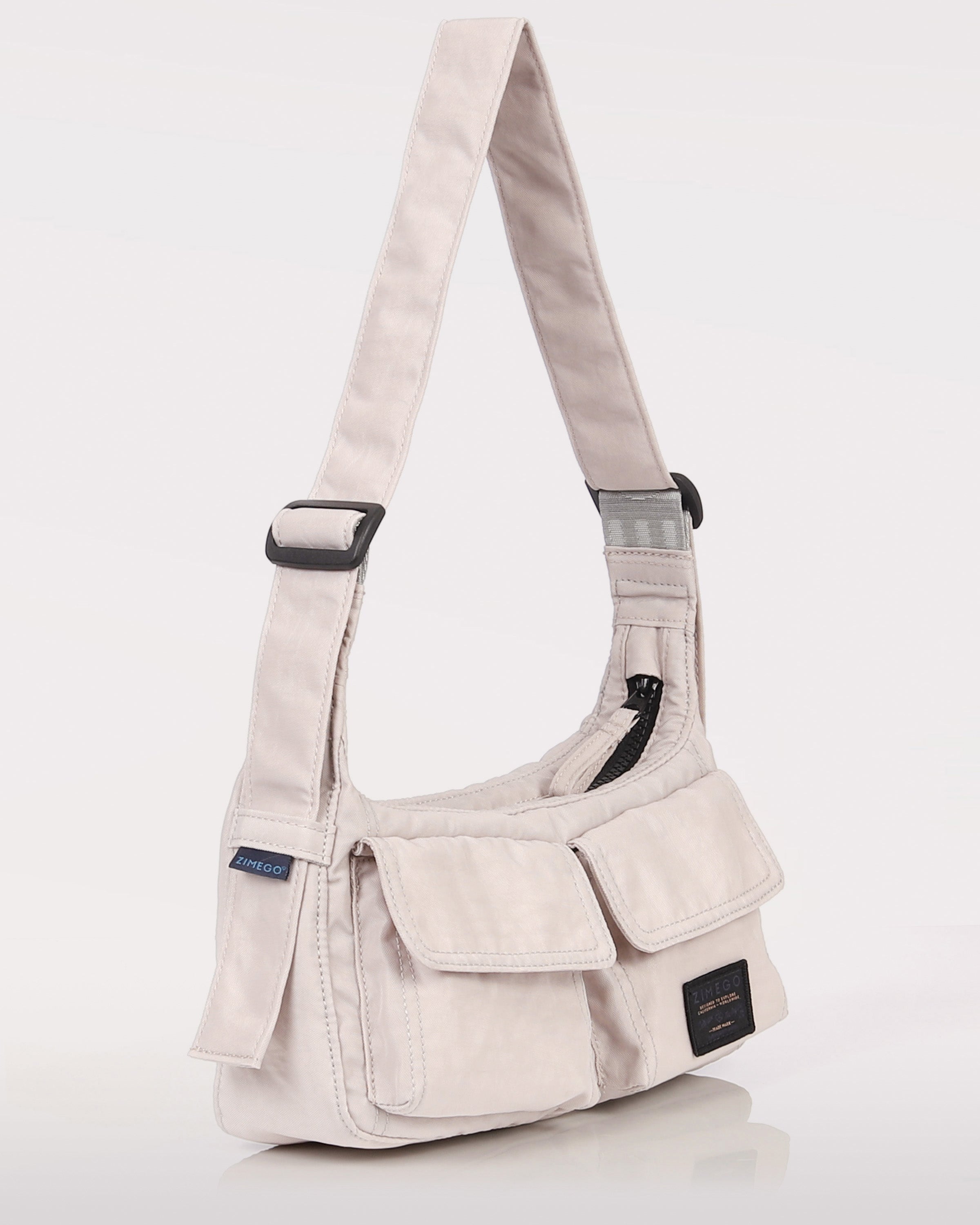 Small Cargo Shoulder Bag-Japanese-inspired minimalism with urban utility