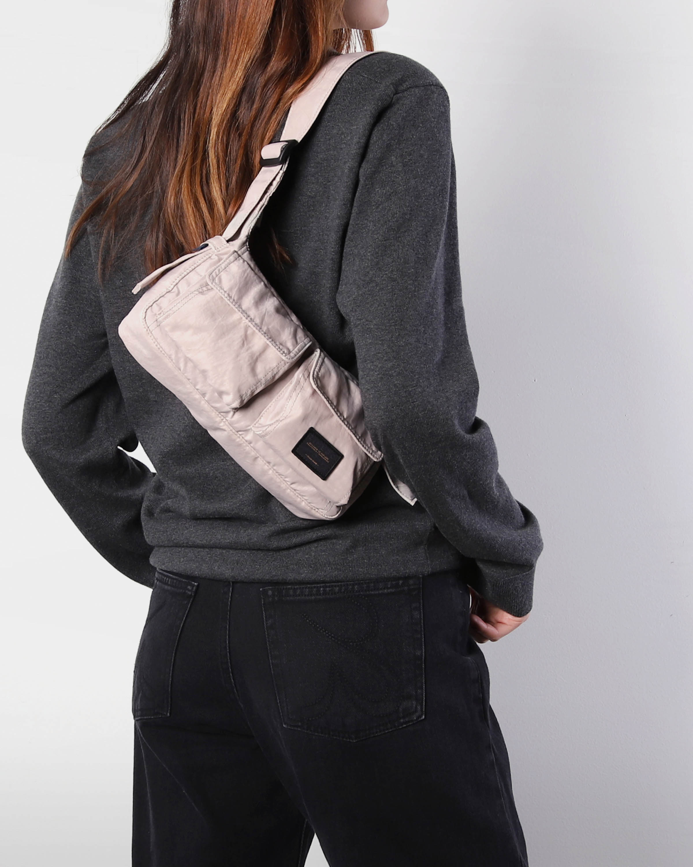 Small Cargo Shoulder Bag-Japanese-inspired minimalism with urban utility