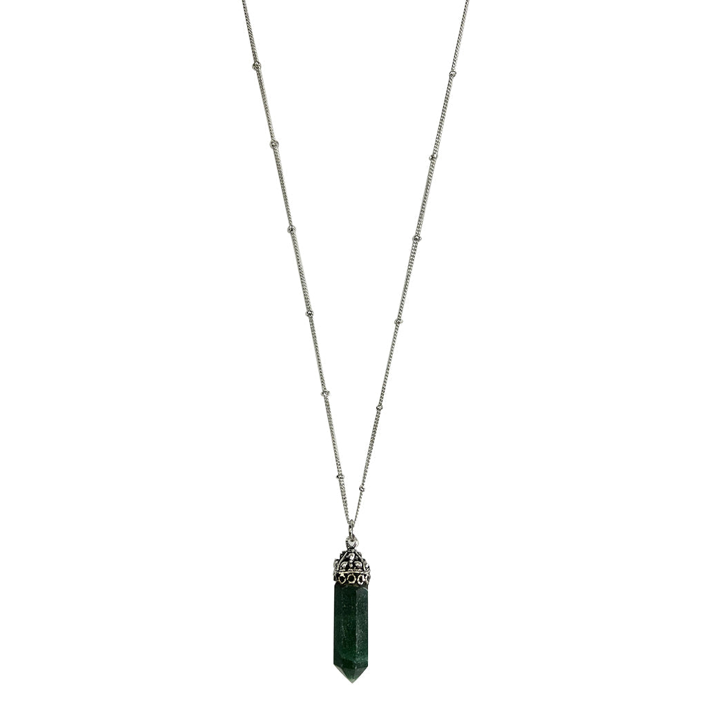 Aventurine Crystal Layering Necklace – Prosperity Stone